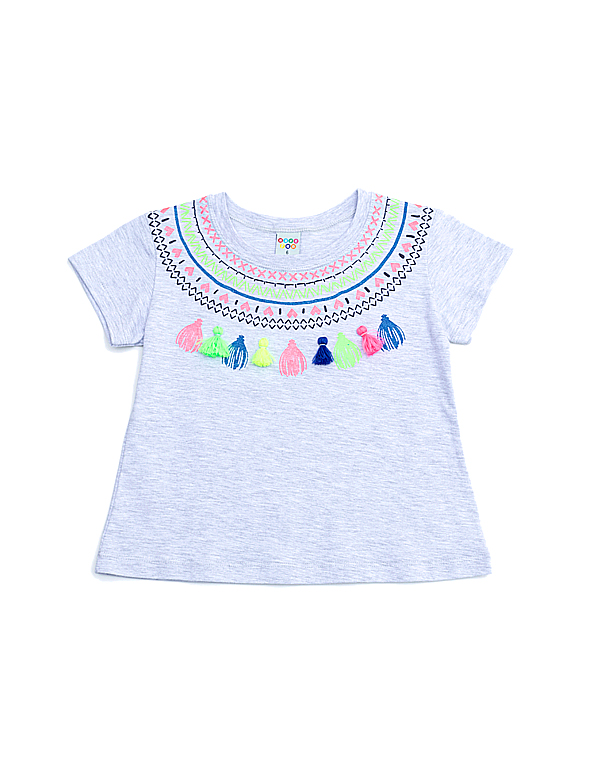 Camiseta-infantil-e-juvenil-feminina-cinza-com-pompons-Have-Fun-Carambolina-31715.jpg