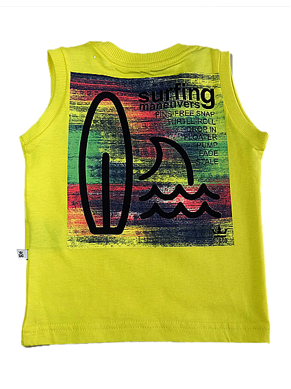 Camiseta-infantil-verao-regata-estampada-costas-masculino-Carambolina-Banana-Danger-ref-23845-1.png