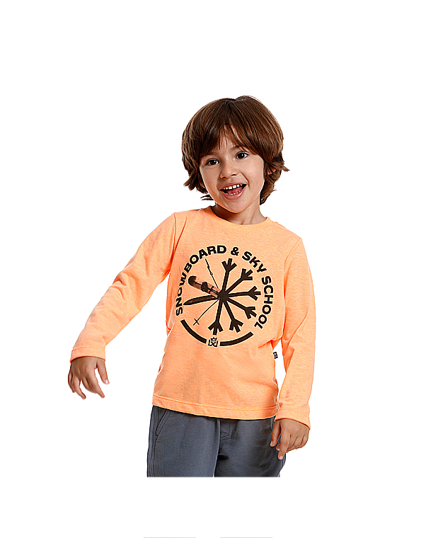 Camiseta-manga-longa-infantil-masculina-laranja-neon-Banana-Danger-Carambolina-30932-modelo.jpg