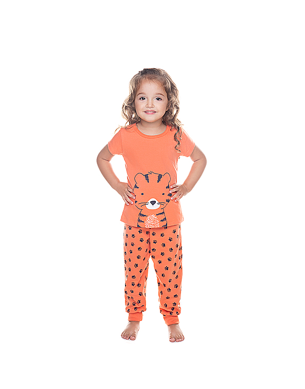 Pijama-calca-e-blusa-manga-curta-infantil-feminino-tigre-Have-Fun-Carambolina-31997-modelo.jpg
