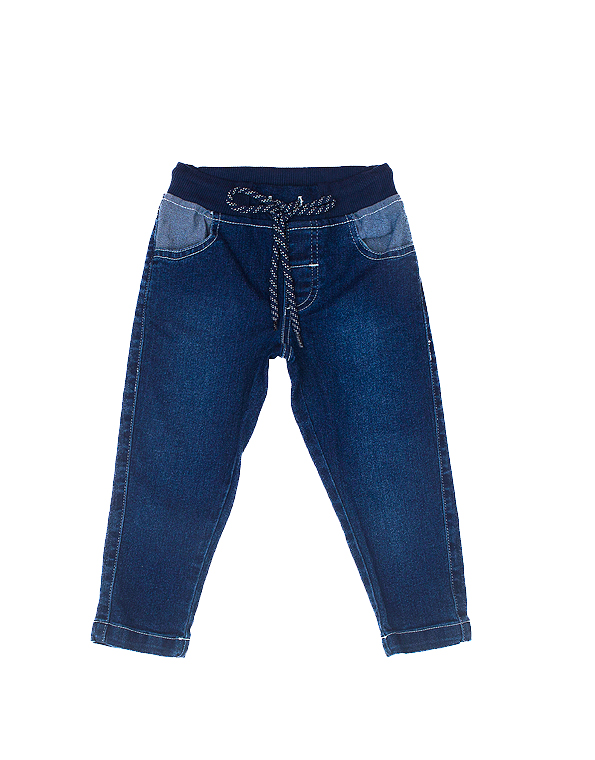 Calça-jeans-com-cós-de-elástico-infantil-masculina—Have-Fun—Carambolina—32650