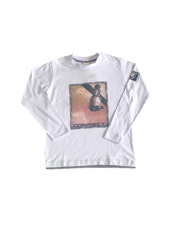 Camiseta-manga-longa-com-estampa-infantil-e-juvenil-masculina-branca—Have-Fun—Carambolina—32645