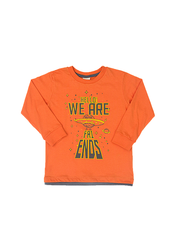 Camiseta-manga-longa-com-estampa-infantil-masculina-laranja–Have-Fun—Carambolina—32644