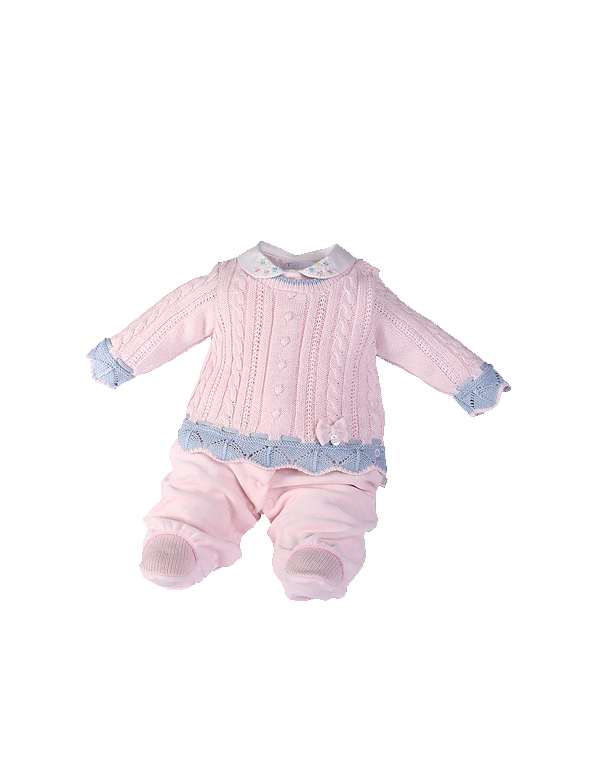 Macacão-feminino-plush-com-tricot-com-fitas-rosa—Beth-Bebê—Carambolina—32602