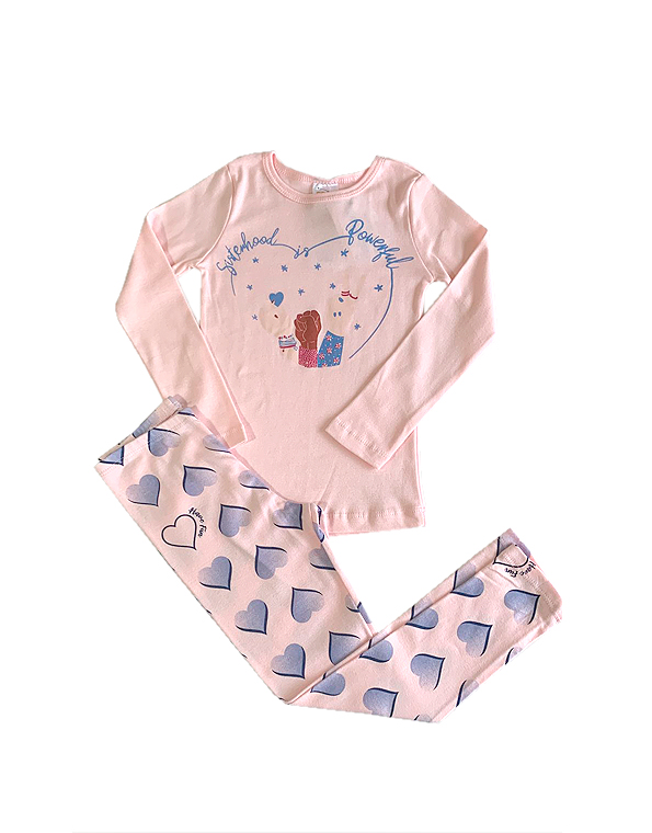 Pijama-em-malha-com-calça-em-legging-estampada-infantil-e-juvenil-feminino—Have-Fun—Carambolina—32673-rosa