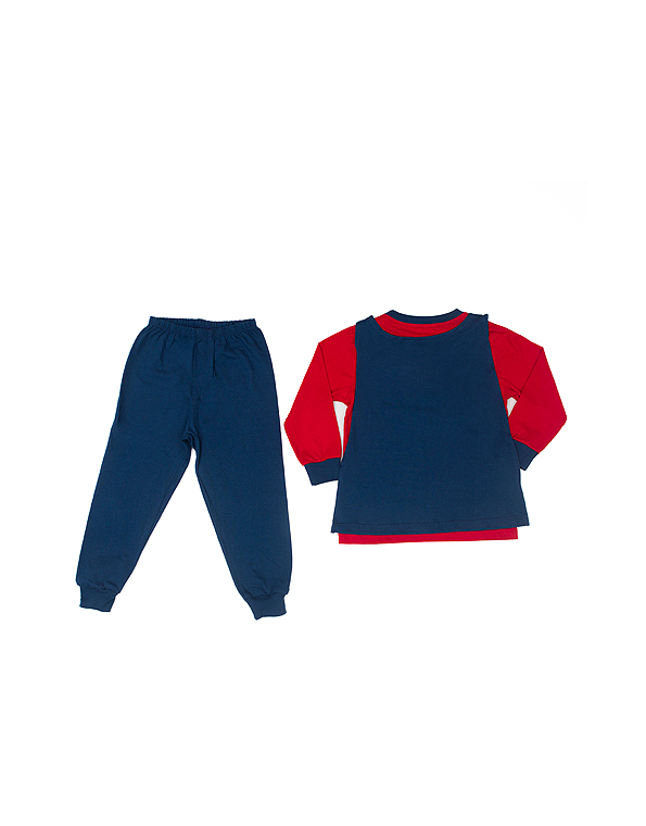 Pijama-longo-infantil-masculino-com-capa—Have-Fun—Carambolina—32682-costas