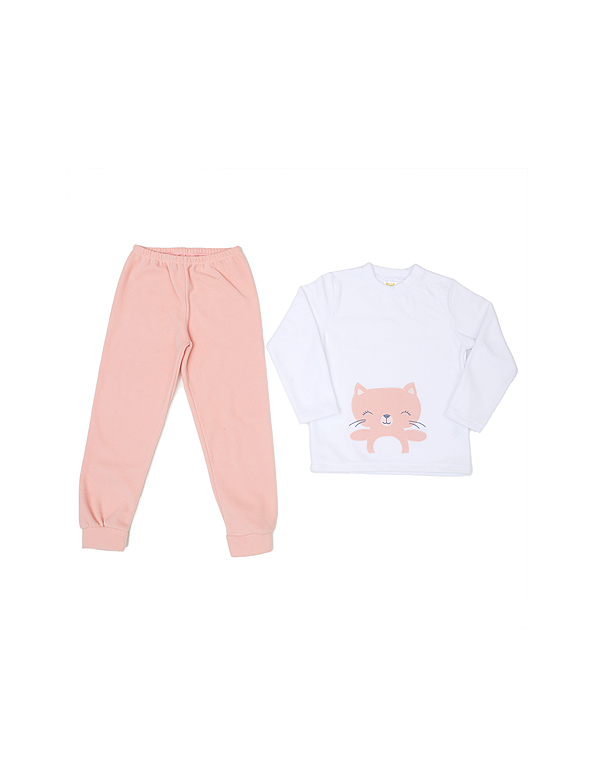 Pijama-soft-de-calça-infantil-feminino-gato—Have-Fun—Carambolina—32668