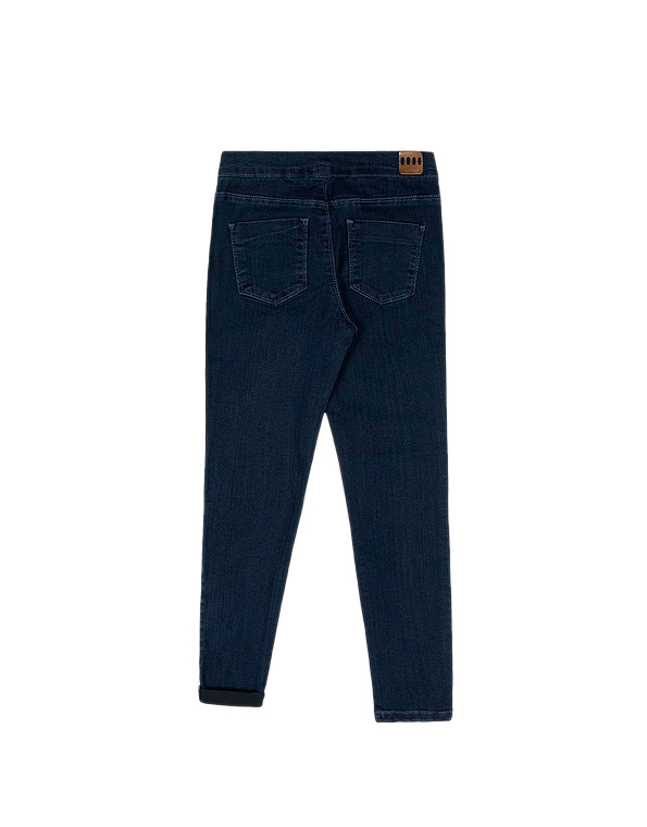 Calça-jeans-infantil-feminina-estique-se-90%-elastano—Alakazoo—Carambolina—32893-marinho-costas