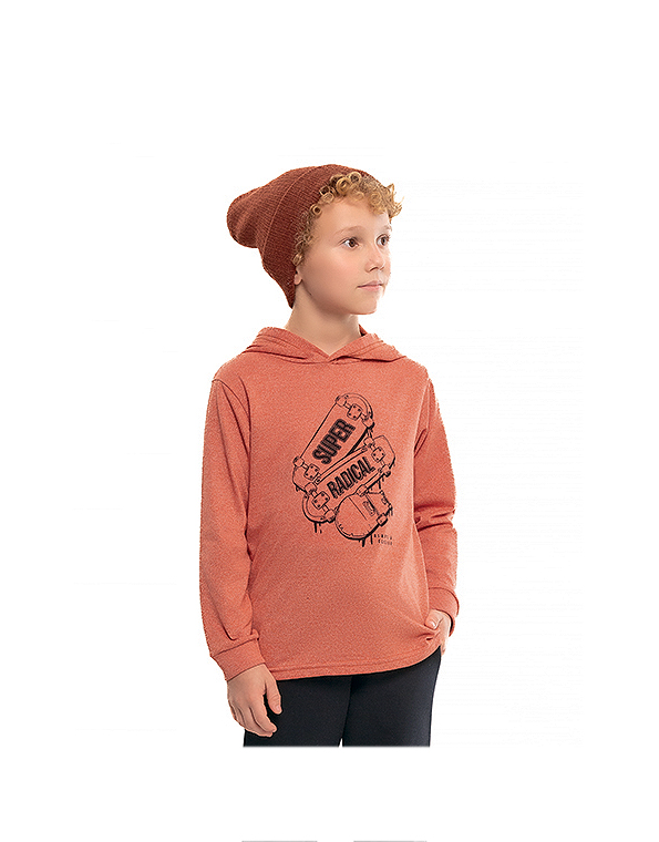 Camiseta-com-capuz-e-estampa-infantil-masculina-laranja—Dila—Carambolina—32807-modelo