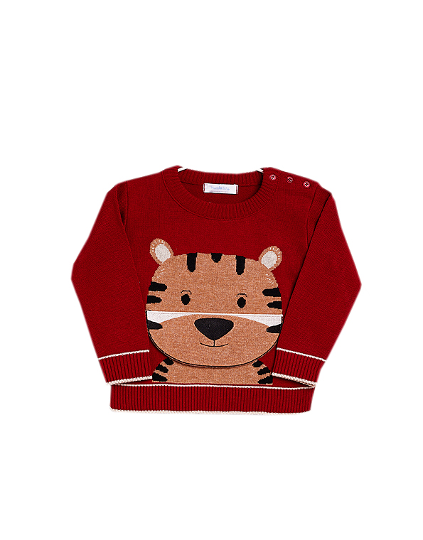 Blusa-em-tricot-infantil-masculina-tigre-vermelha—Mundo-Faz-de-Conta—Carambolina—33020