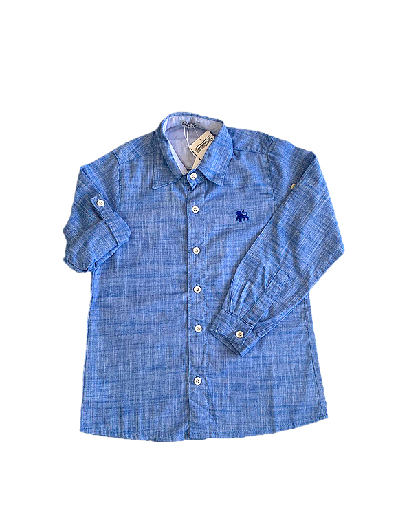 Camisa-manga-longa-infantil-e-juvenil-masculina com-regulagem-de-altura—DNM—Carambolina—32938-azul