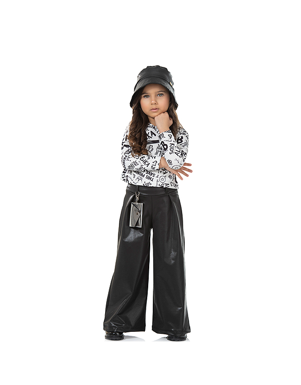 Conjunto-calça-wide-leg-em-cirré-flanelado-e-blusa-estampada-infantil-feminino—Bika—Carambolina—33129 modelo