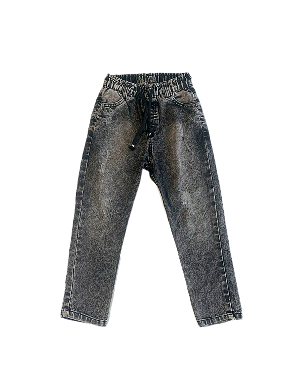 Calça-black-jeans-com-cós-de-elástico-infantil-masculina—Fun-Jeans—Carambolina—33245