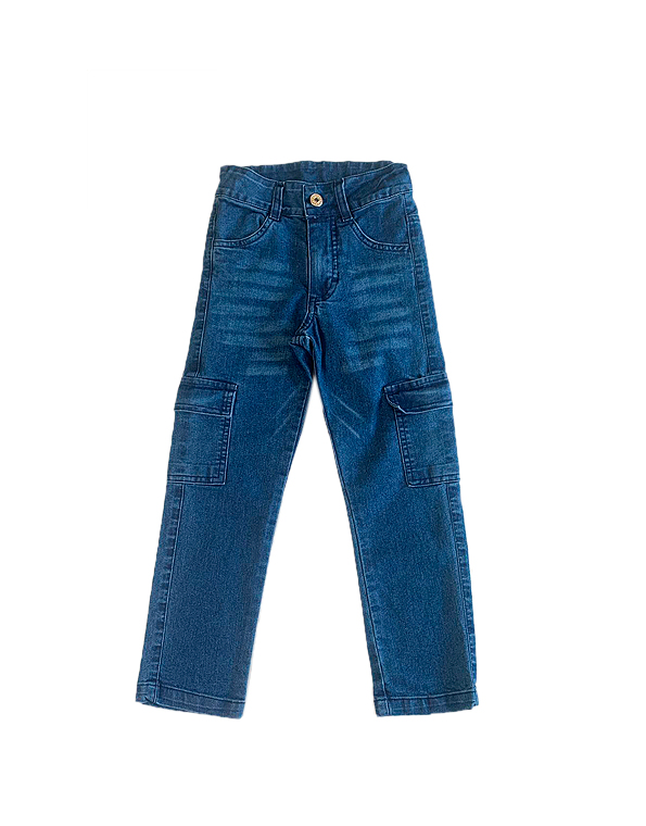 Calça-cargo-jeans-com-elsatano-infantil-masculina—Fun-Jeans—Carambolina—33244