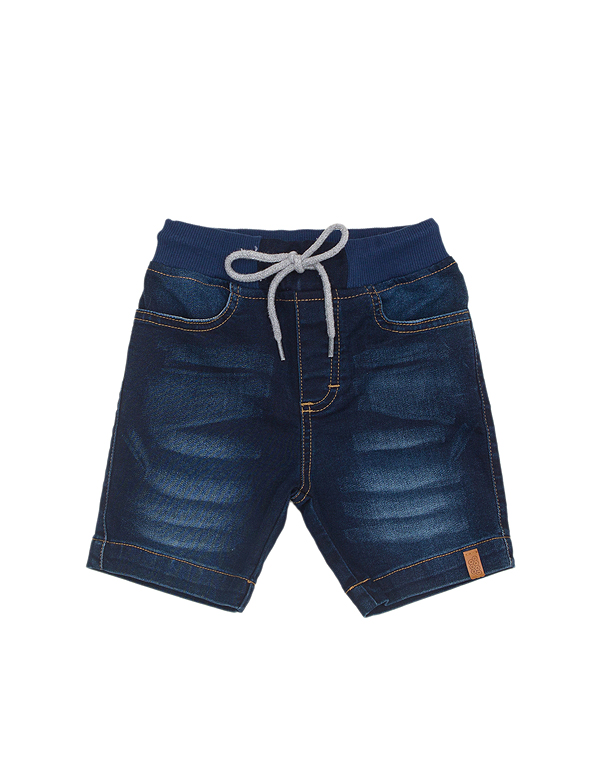 Bermuda-jeans-em-trama-de-moletom-e-elástico-na-cintura-infantil-masculina—Have-Fun—Caambolina—33370
