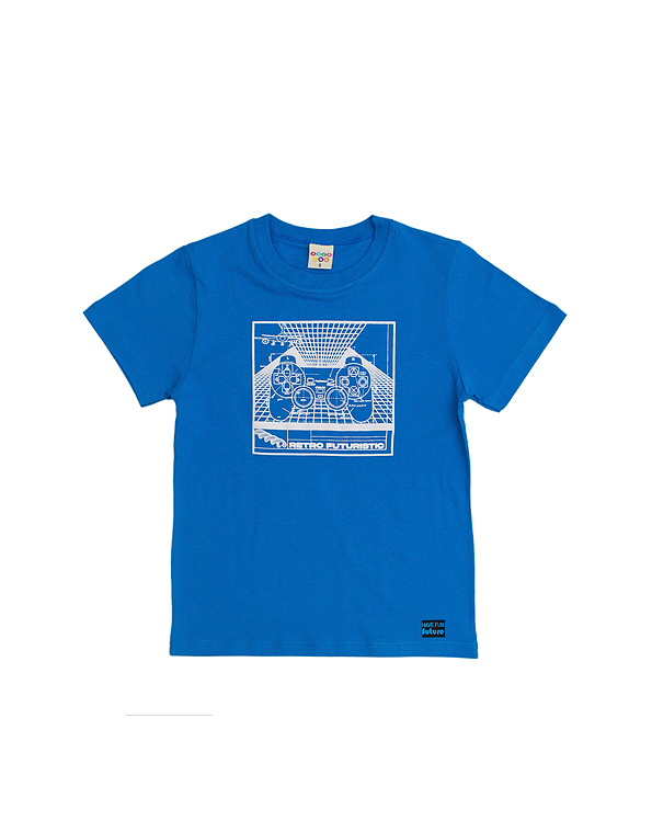Camiseta-manga-curta-com-estampa-infantil-e-juvenil-game-masculina-azul—Have-Fun—Carambolina—33376