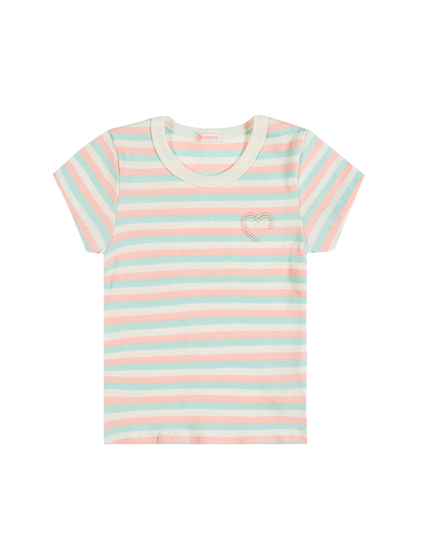 Camiseta-manga-curta-listrada-com-bordado-em-paetês-infantil-feminina-listrada—Açucena—Carambolina—33448