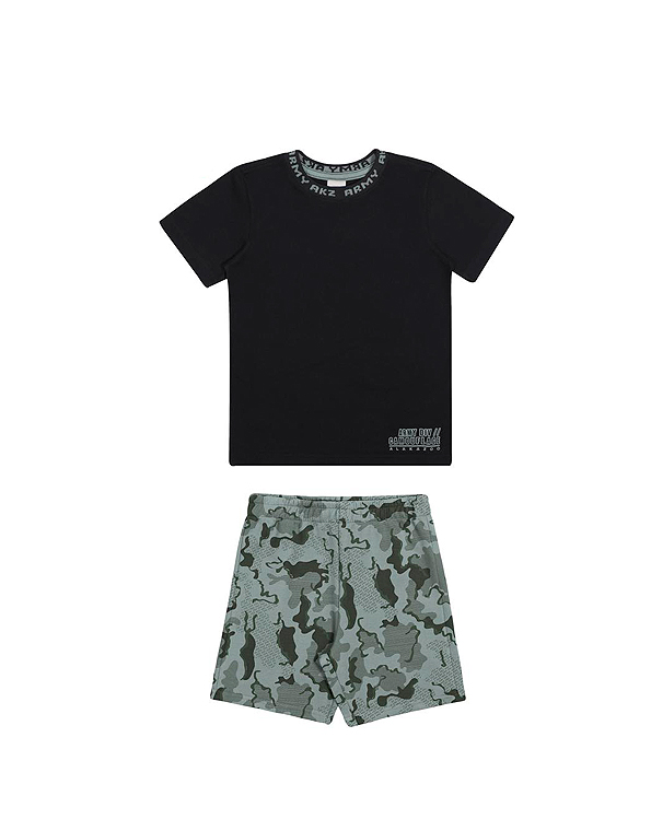 Conjunto-bermuda-de-moletom-camuflada-e-camiseta-customizada-infantil-masculino –Alakazoo—Carambolina—33466