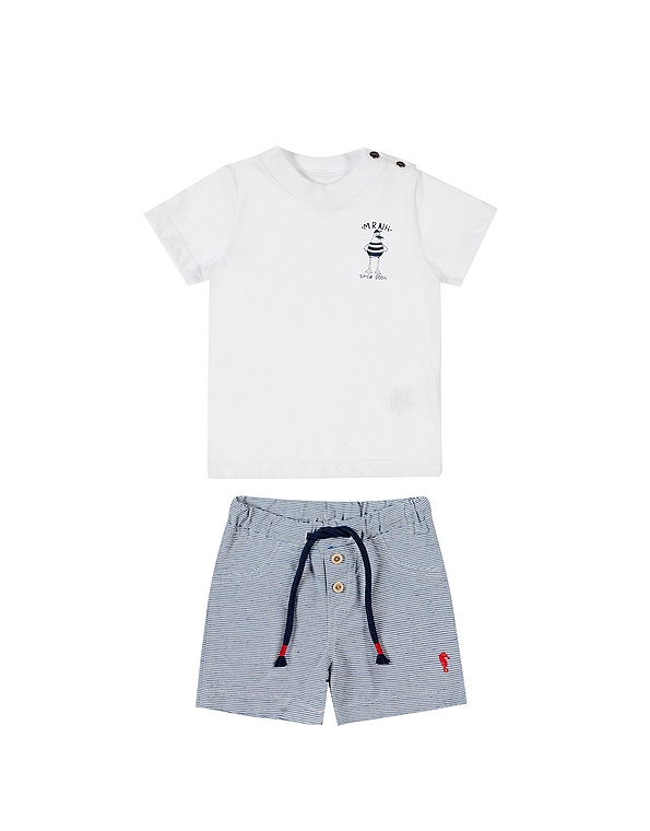 Conjunto-bermuda-de-sarja-listrada-e-camiseta-bebê-e-infantil-masculino –Onda-Marinha—Carambolina—33349