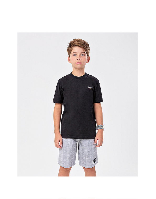 Conjunto-bermuda-de-sarja-xadrez-e-camiseta-preta–juvenil-masculino –Onda-Marinha—Carambolina—33439-modelo