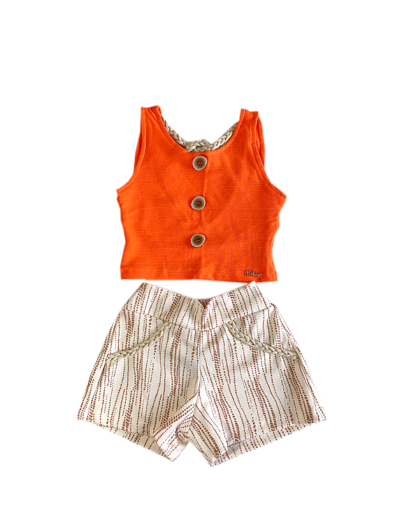 Conjunto-cropped-com-botões-e-cordão-e-short-estampado-com-cordão-infantil-feminino-laranja—Bika—Carambolina—33524