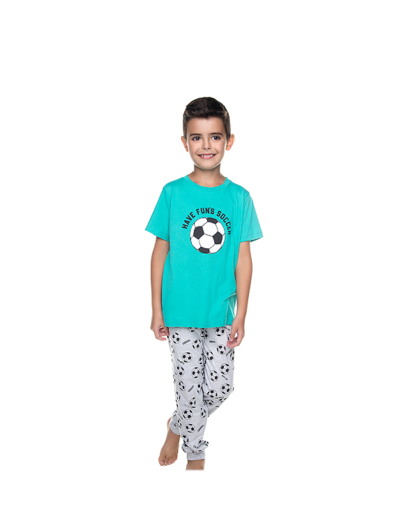 Pijama-calça-e-blusa-manga-curta-estampados-infantil-e-juvenil-masculino –Have-Fun—Carambolina—33403-modelo