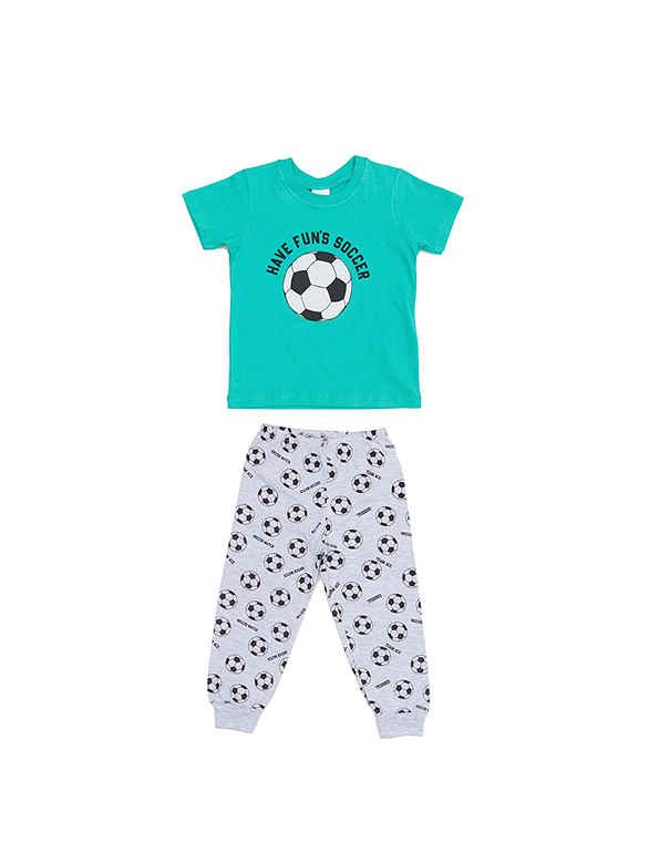 Pijama-calça-e-blusa-manga-curta-estampados-infantil-e-juvenil-masculino –Have-Fun—Carambolina—33403