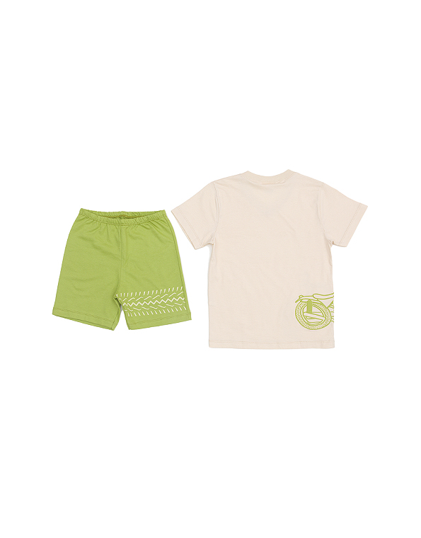 Pijama-curto-de-camiseta-e-bermuda-estampados-infantil-e-juvenil-masculino-moto—Have-Fun—Carambolina—33406-costas