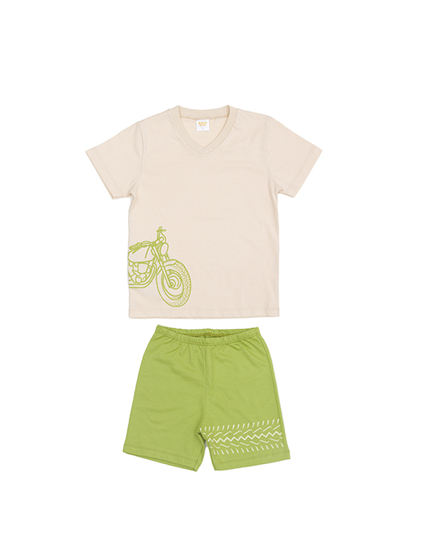 Pijama-curto-de-camiseta-e-bermuda-estampados-infantil-e-juvenil-masculino-moto—Have-Fun—Carambolina—33406