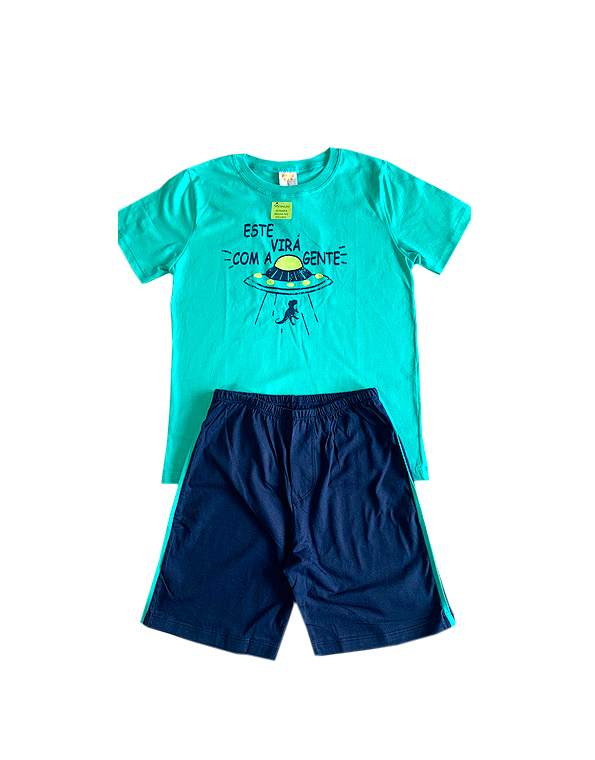 Pijama-curto-infantil-e-infanto-juvenil-masculino-brilha-no-escuro—Have-Fun—Carambolina—33405-verde
