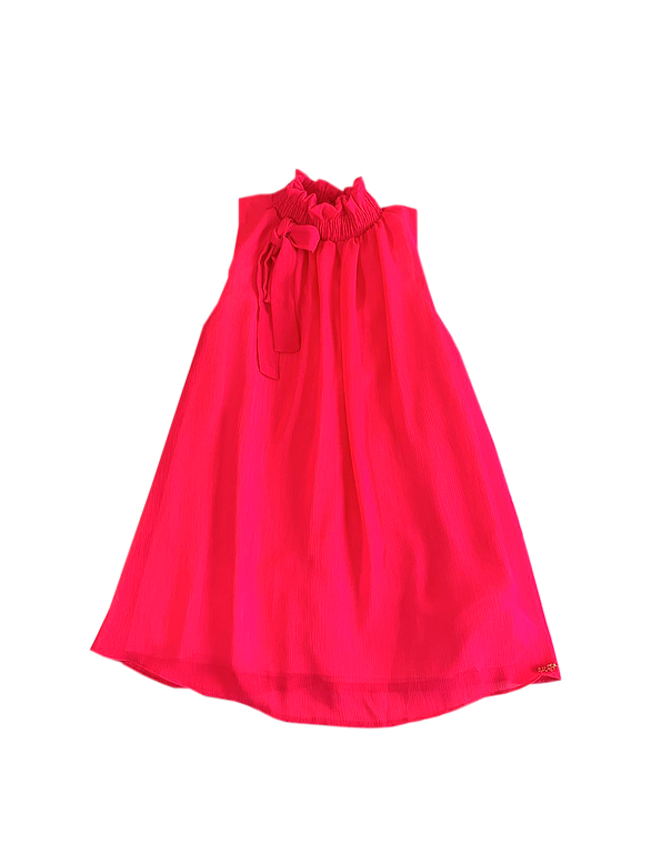 Vestido-de-festa-regata-com-laço-na-gola-pink –Mon-Sucré—Carambolina—33265