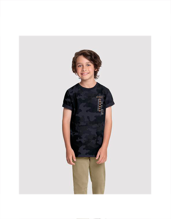 Camiseta-manga-curta-infantil-e-juvenil-masculina-camuflada—Alakazoo—Carambolina—33572-modelo