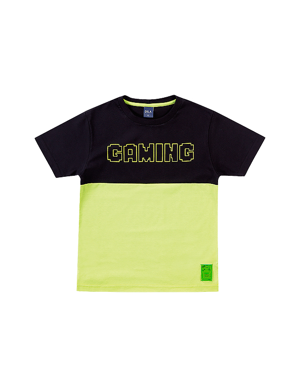 Camiseta-manga-curta-infantil-masculina-gaming—Dila—Carambolina—33653