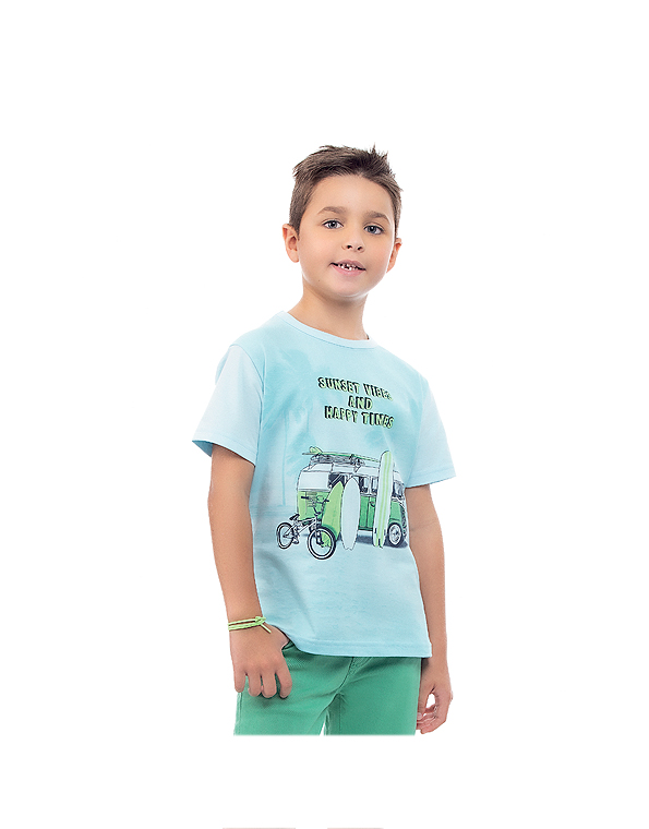 Camiseta-manga-curta-infantil-masculina-kombi—Dila—Carambolina—33662-aqua