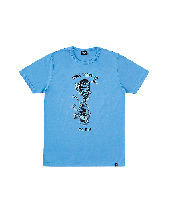 Camiseta-manga-curta-juvenil-masculina-azul-skate—Dila—Carambolina—33659
