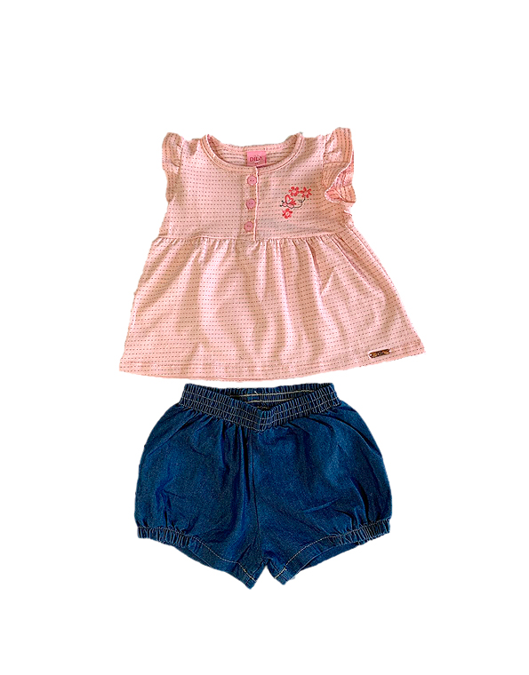 Conjunto-de-bata-com-bordado-e-short-jeans-bebê-feminino—Dila—Carambolina—33667