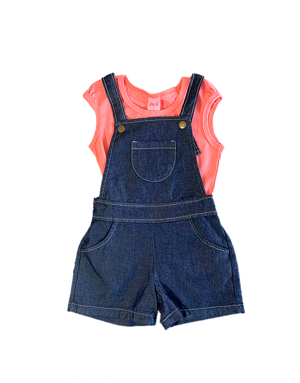 Jardineira-jeans-e-camiseta-com-estampa-infantil-feminina –Dila—Carambolina—33673