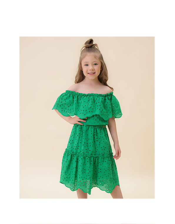 Vestido-laise-infantil-e-juvenil-verde –Ser-Garota—33745-modelo