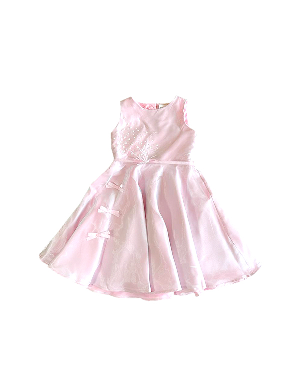 Vestido-de-festa-regata-com-brilhos-e-pérolas-infantil-rosa—Bambollina—Carambolina—33802