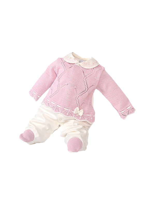 Macacão-em-plush-com-tricot-com-bordado-feminino-rose—Beth-Bebê—Carambolina—33852