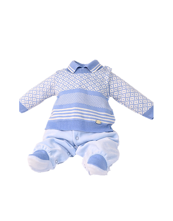 Macacão-em-plush-e-tricot-azul-masculino—Beth-Bebê—Carambolina—33857