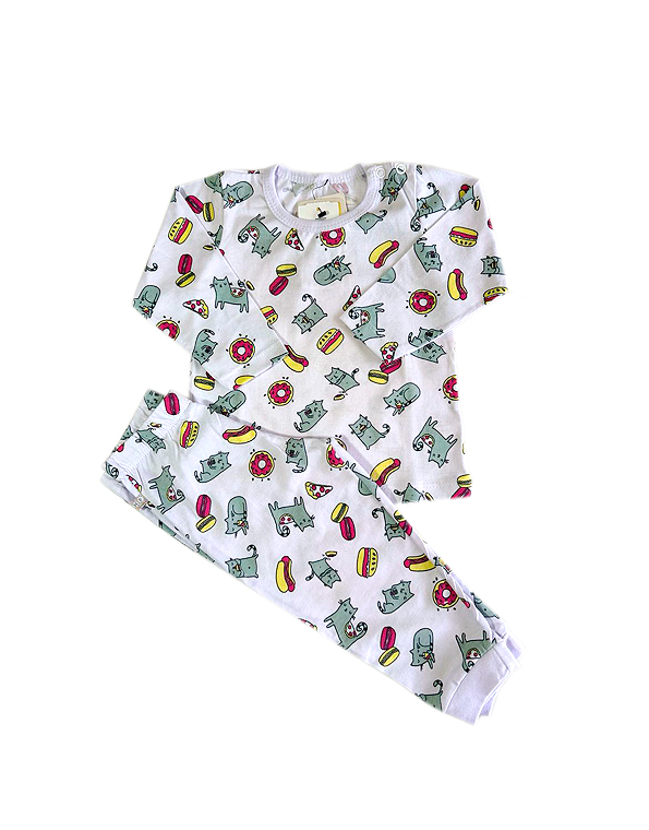 Pijama-longo-de-malha-estampado-preto-e-branco-bebê-masculino—Have-Fun—Carambolina—26833-bichos