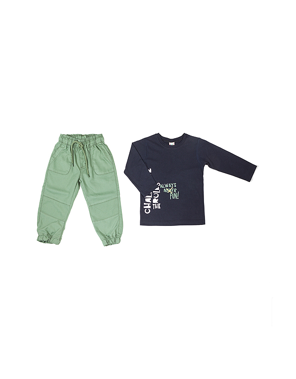 Conjunto-calça-jogger-sarja-e-camiseta-estampada-infantil-masculino—Have-Fun—Carambolina—33990