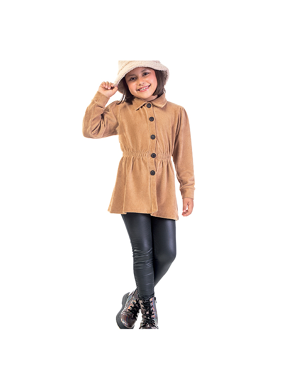 Conjunto-calça-legging-com-metalizado-e-casaco-acinturado-infantil-feminino –Dila—Carambolina—34052-modelo