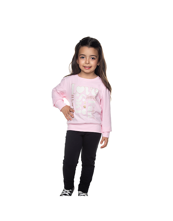 Conjunto-calça-legging-e-blusa-manga-longa-com-estampa-infantil-e-juvenil-feminino-rosa—have-Fun—Carambolina—34043-modelo