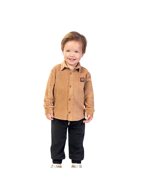 Conjunto-camisa-plush-e-calça-sarja-infantil-masculino —Dila—Carambolina—34084-modelo