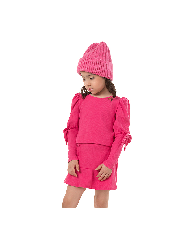 Conjunto-de-short-saia–blusa-com-mangas-princesa-e-laços-infantil-feminino-pink—Bika—Carambolina—33969-modelo