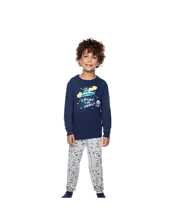 Pijama-longo-de-malha-infantil-e-infanto-juvenil-masculino—brilha-no-escuro—Have-Fun—Carambolina—34011-marinho