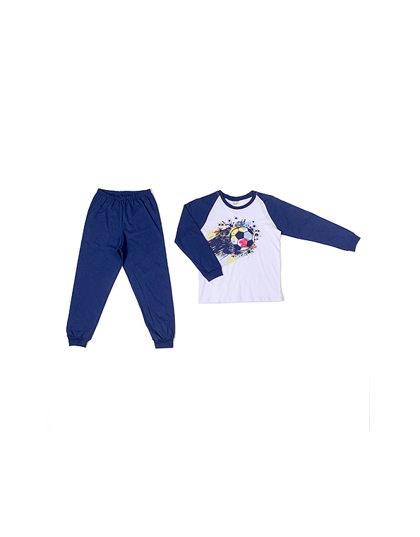 Pijama-longo-de-malha-infantil-e-infanto-juvenil-masculino-futebol—Have-Fun—Carambolina—34009-branco
