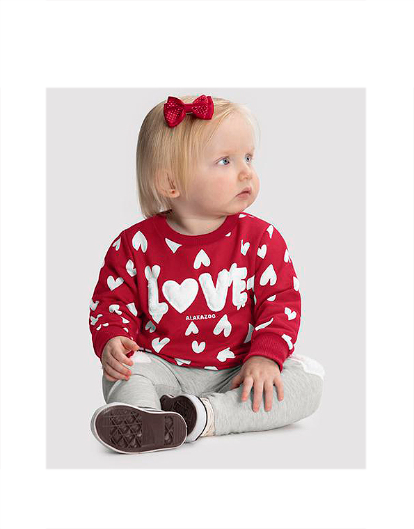 Conjunto-de-moletom-felpado-coração-bebê-e-infantil-feminino-vermelho—Alakazoo—Carambolina—34295-modelo
